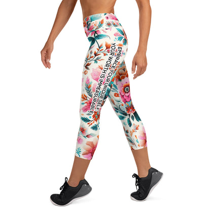 Yoga Capri Leggings - Fearfully & Wonderfully Made