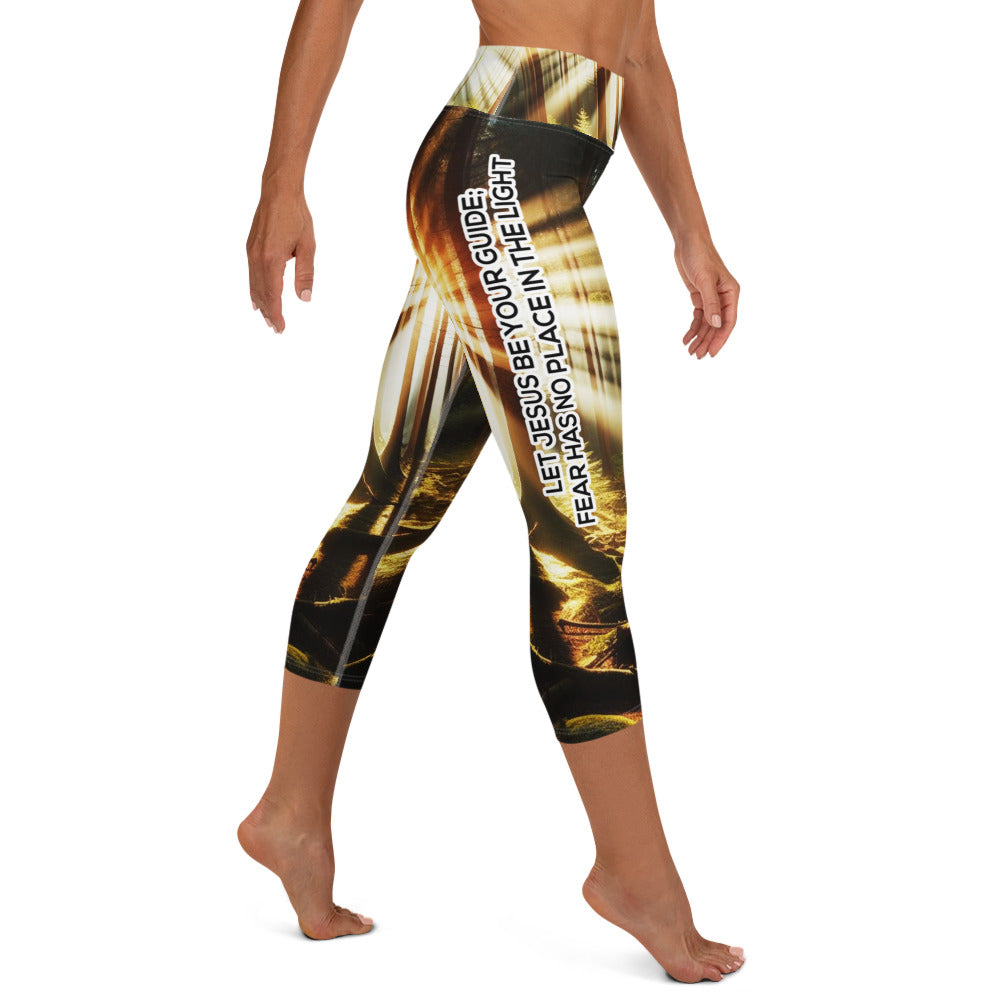 Yoga Capri Leggings - Guided by Light