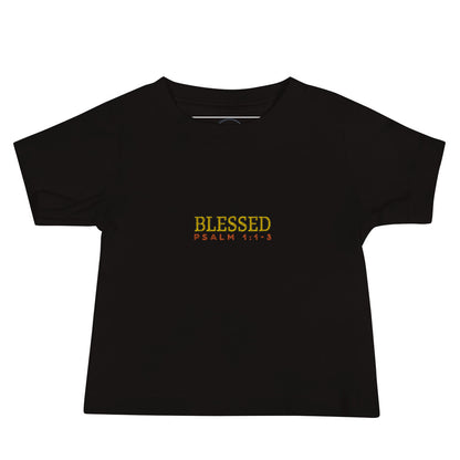 Baby Jersey Short Sleeve Tee - "Blessed"