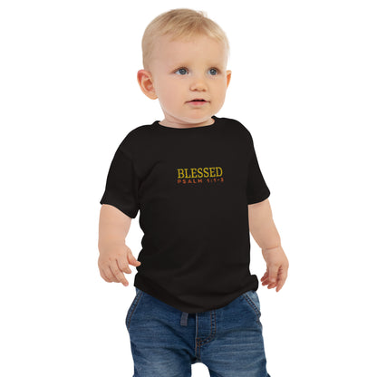 Baby Jersey Short Sleeve Tee - "Blessed"