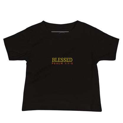 Baby Jersey Short Sleeve Tee - "Blessed"