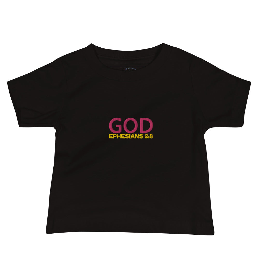 Baby Jersey Short Sleeve Tee - "God"