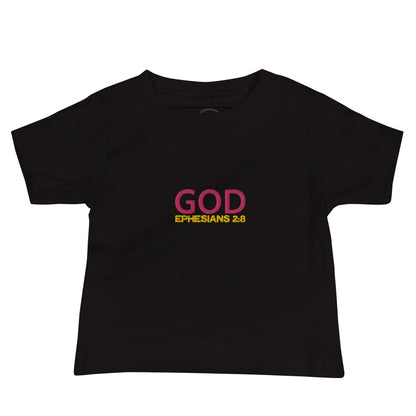 Baby Jersey Short Sleeve Tee - "God"