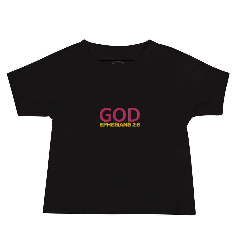Baby Jersey Short Sleeve Tee - "God"