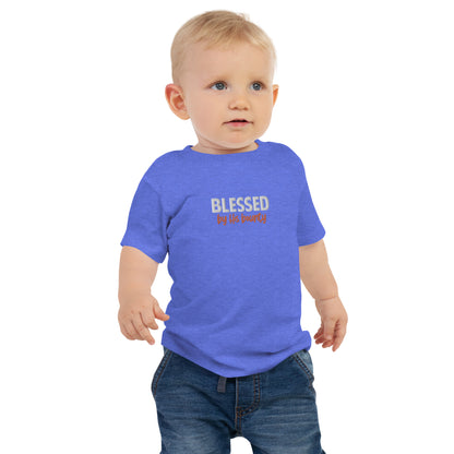 Baby Jersey Short Sleeve Tee - "Blessed by His bounty"