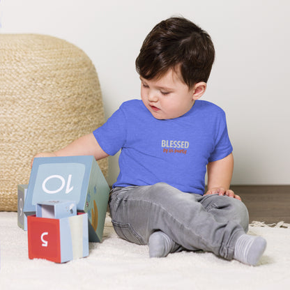 Baby Jersey Short Sleeve Tee - "Blessed by His bounty"