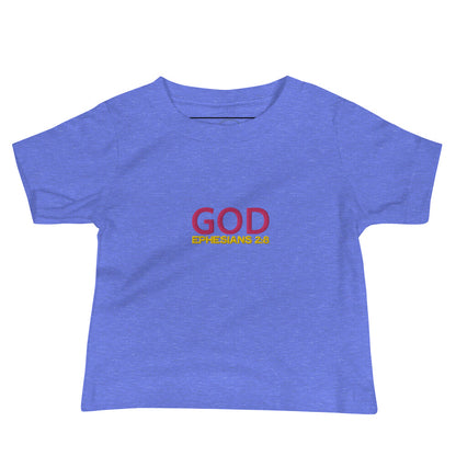 Baby Jersey Short Sleeve Tee - "God"