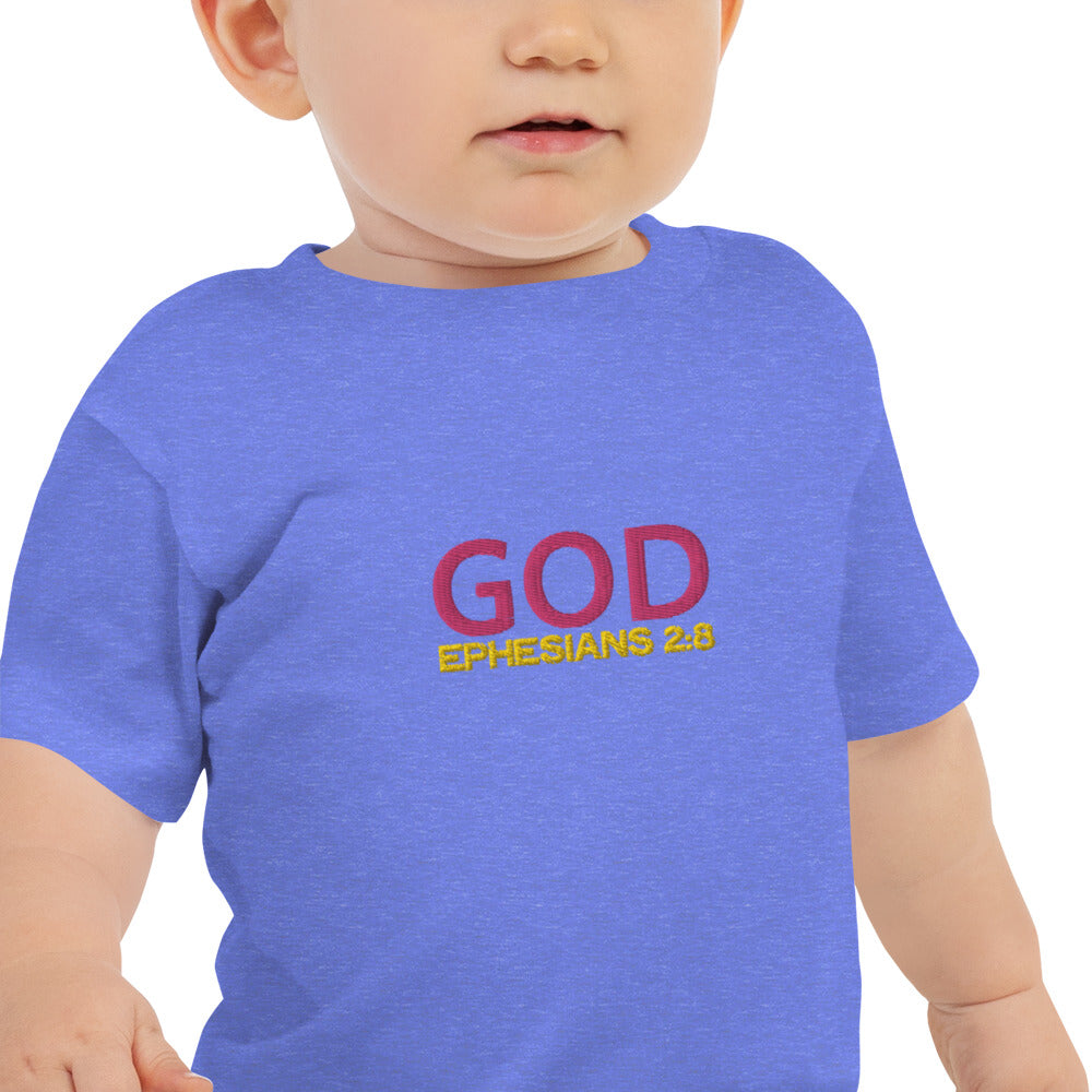 Baby Jersey Short Sleeve Tee - "God"