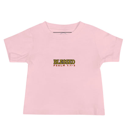 Baby Jersey Short Sleeve Tee - "Blessed"