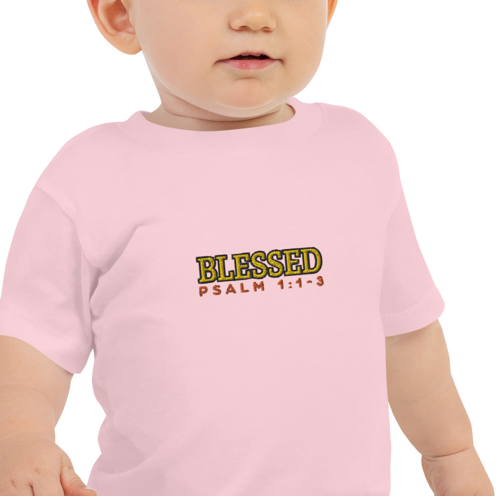 Baby Jersey Short Sleeve Tee - "Blessed"
