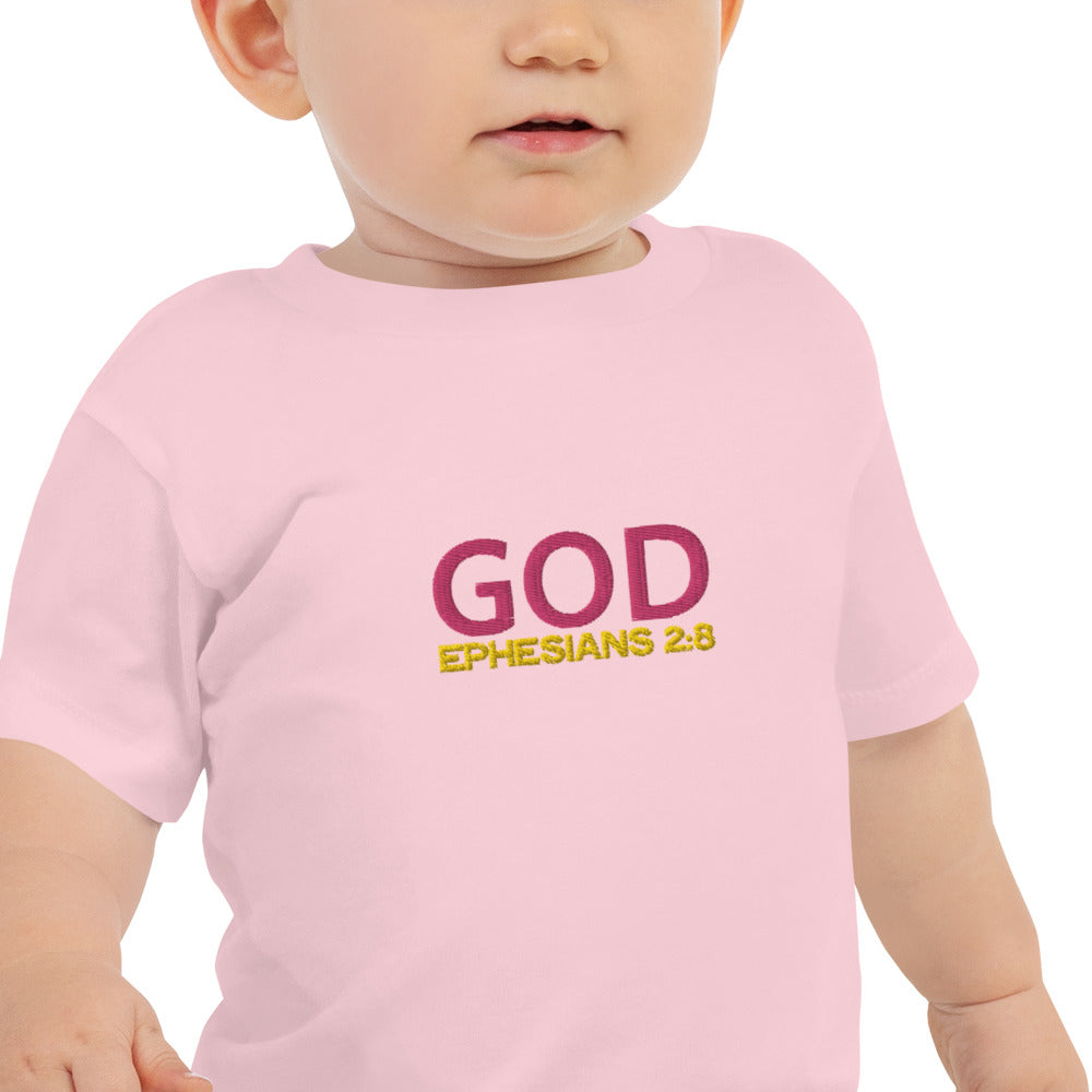 Baby Jersey Short Sleeve Tee - "God"