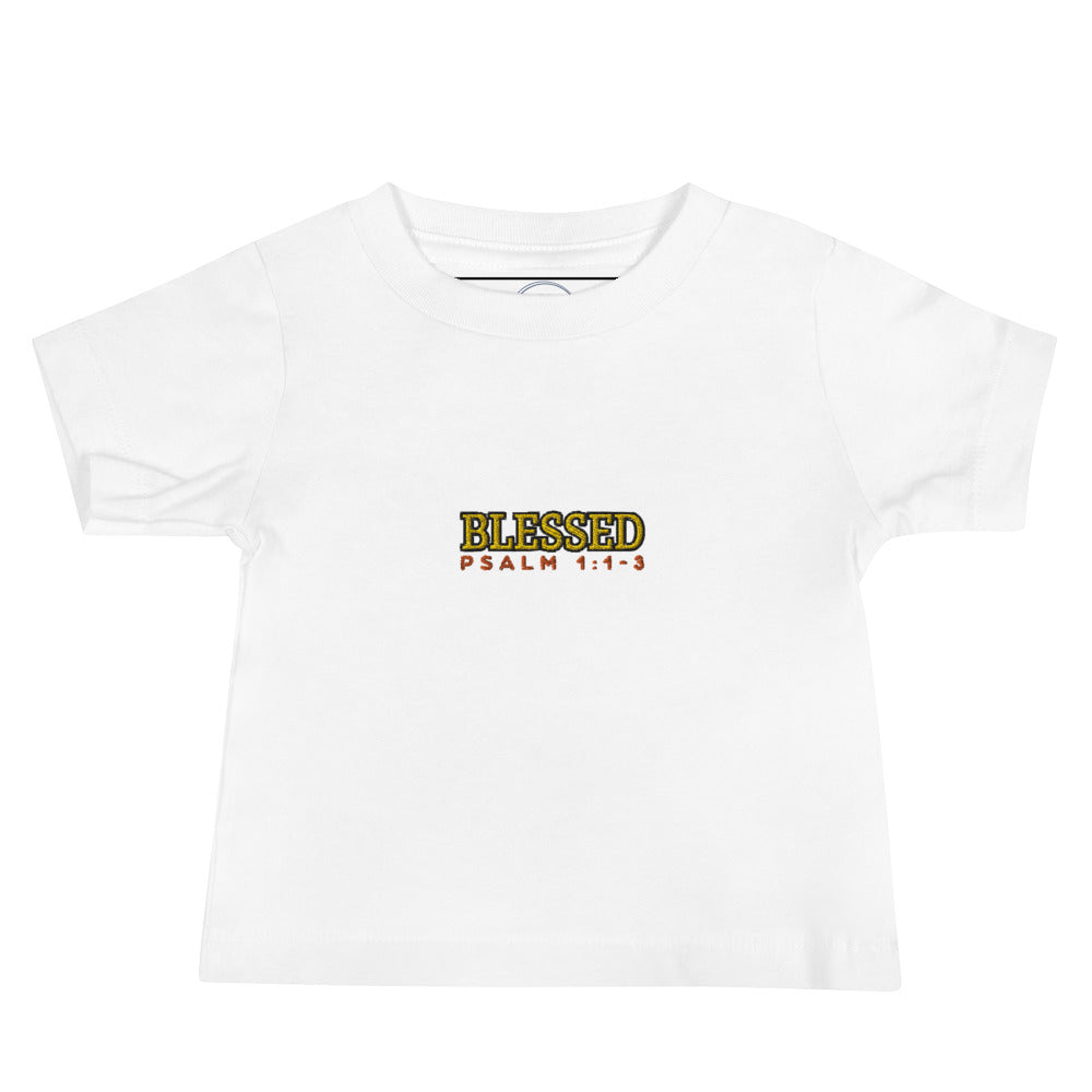 Baby Jersey Short Sleeve Tee - "Blessed"