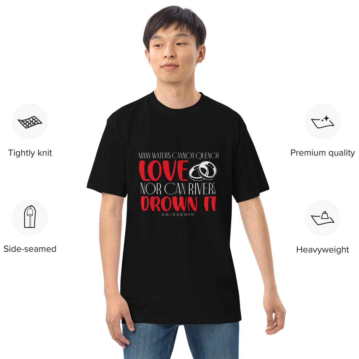 Unquenchable Love - Men’s premium heavyweight tee
