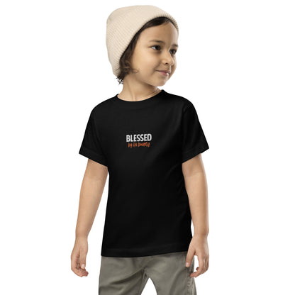 Toddler Short Sleeve Tee - "Blessed by His bounty"
