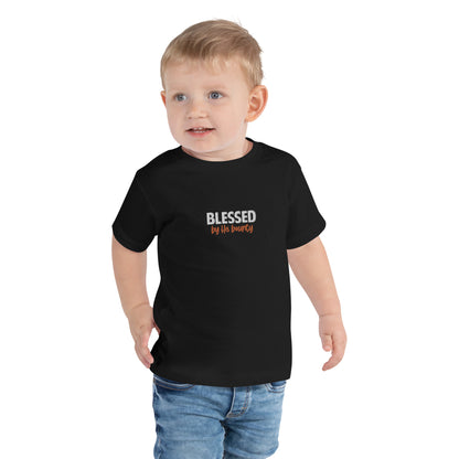 Toddler Short Sleeve Tee - "Blessed by His bounty"