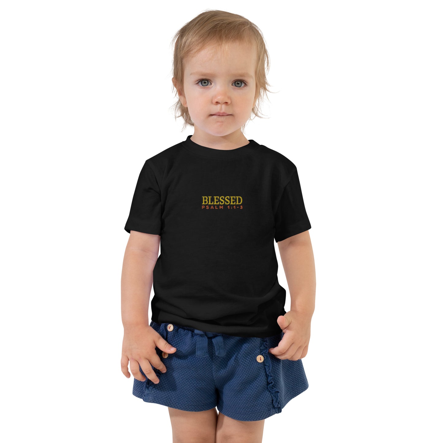 Toddler Short Sleeve Tee - "Blessed"