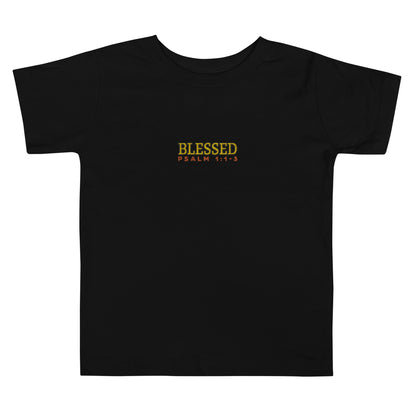 Toddler Short Sleeve Tee - "Blessed"