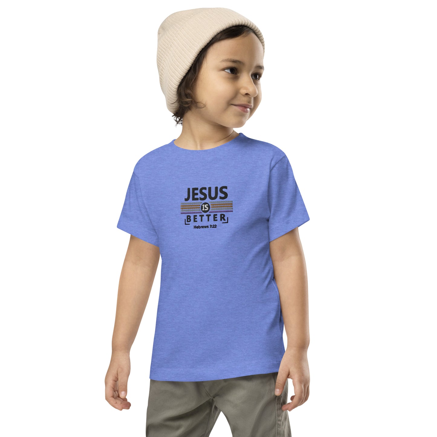 Toddler Short Sleeve Tee - "Jesus is Better"