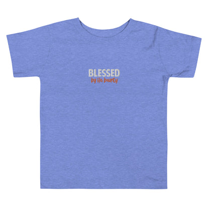 Toddler Short Sleeve Tee - "Blessed by His bounty"