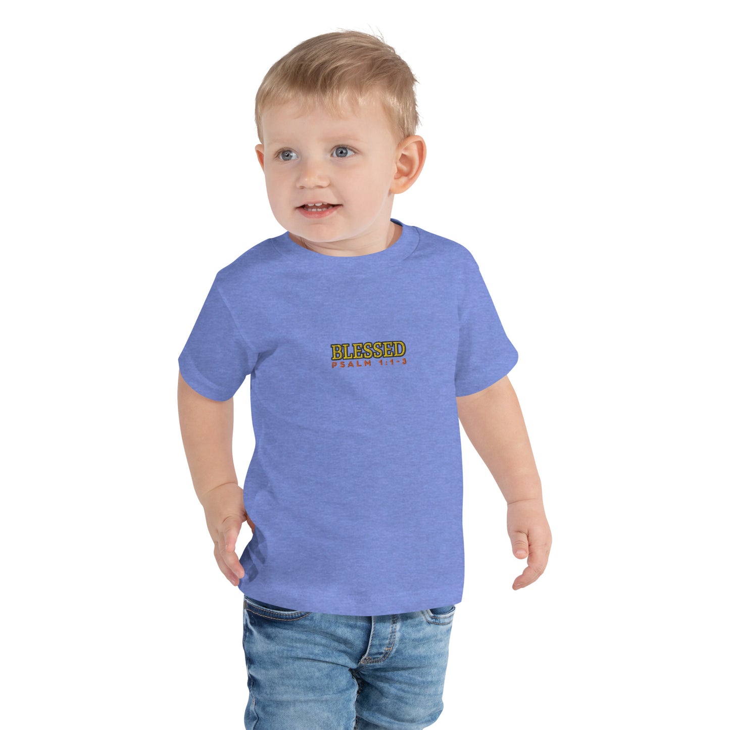 Toddler Short Sleeve Tee - "Blessed"