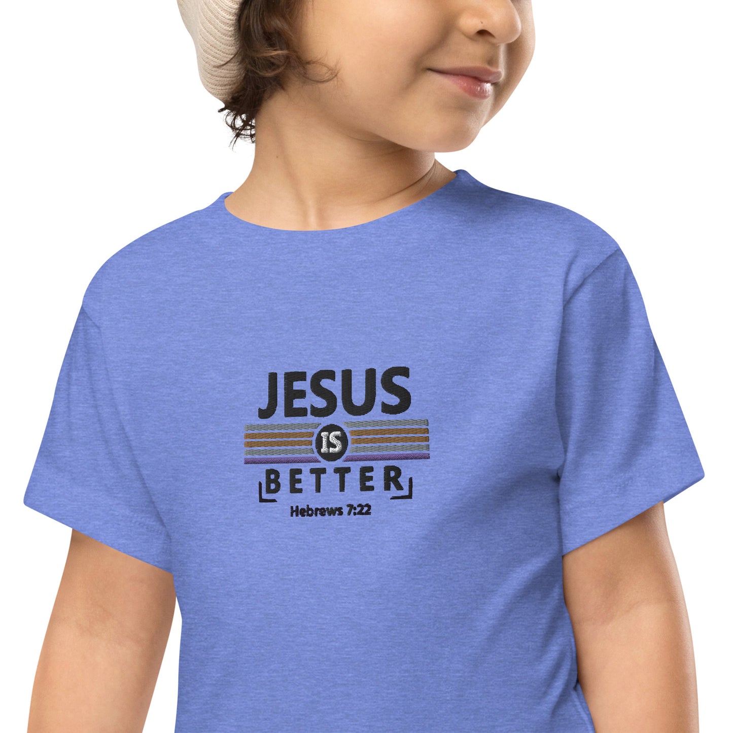 Toddler Short Sleeve Tee - "Jesus is Better"