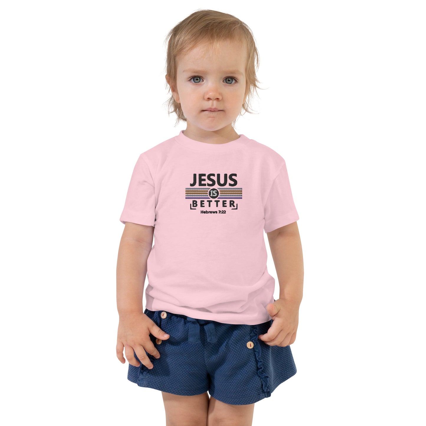 Toddler Short Sleeve Tee - "Jesus is Better"