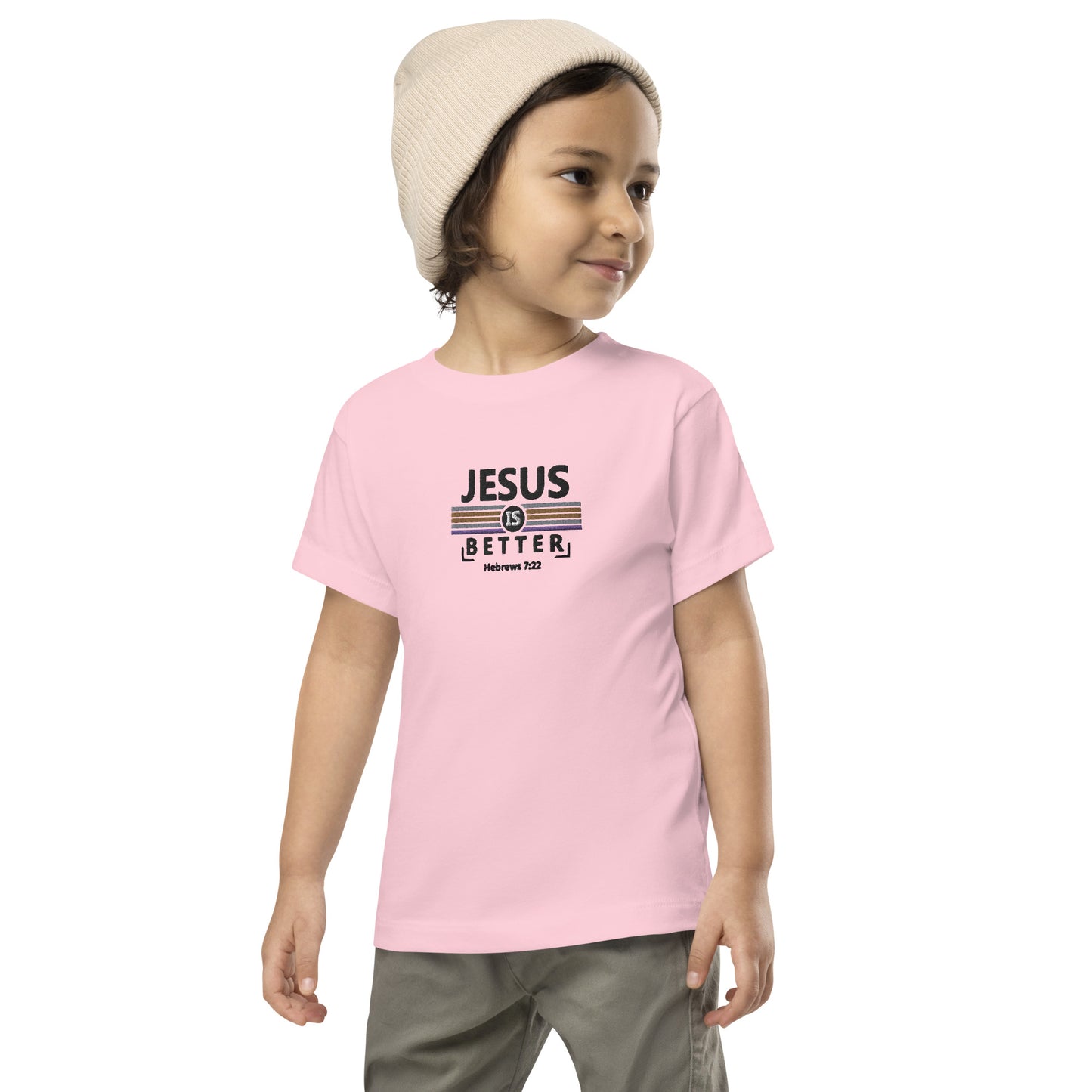 Toddler Short Sleeve Tee - "Jesus is Better"