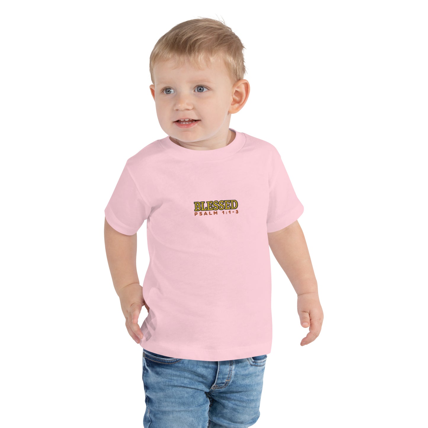 Toddler Short Sleeve Tee - "Blessed"