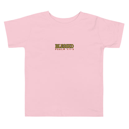 Toddler Short Sleeve Tee - "Blessed"