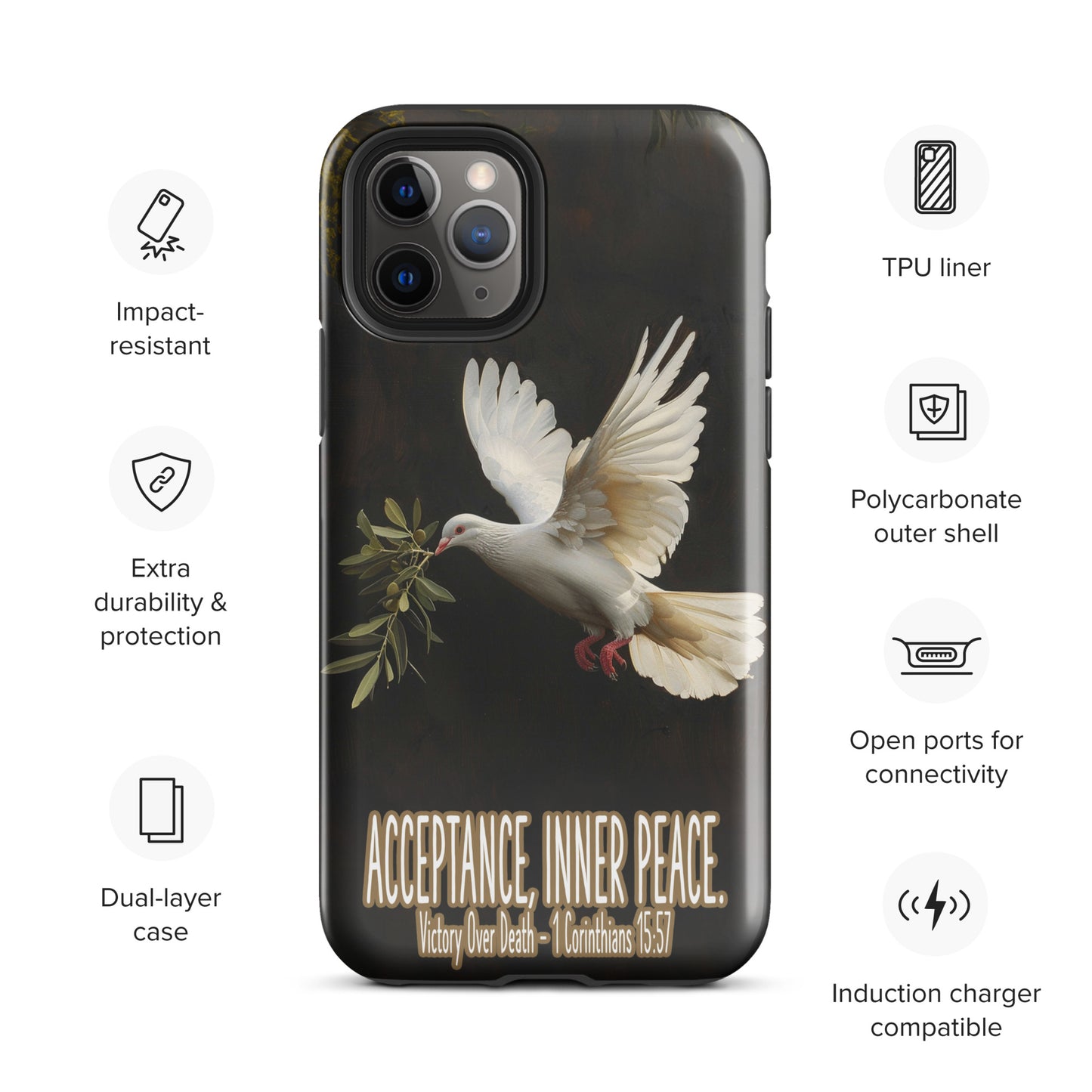 Victory Over Death Tough Case for iPhone®