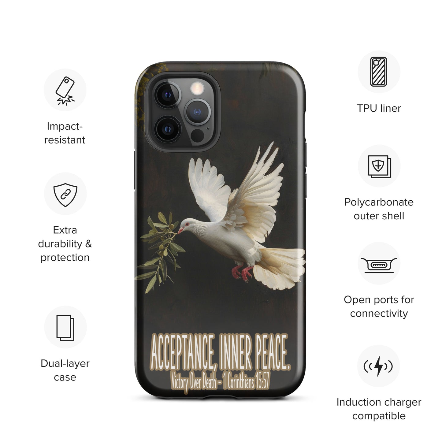 Victory Over Death Tough Case for iPhone®