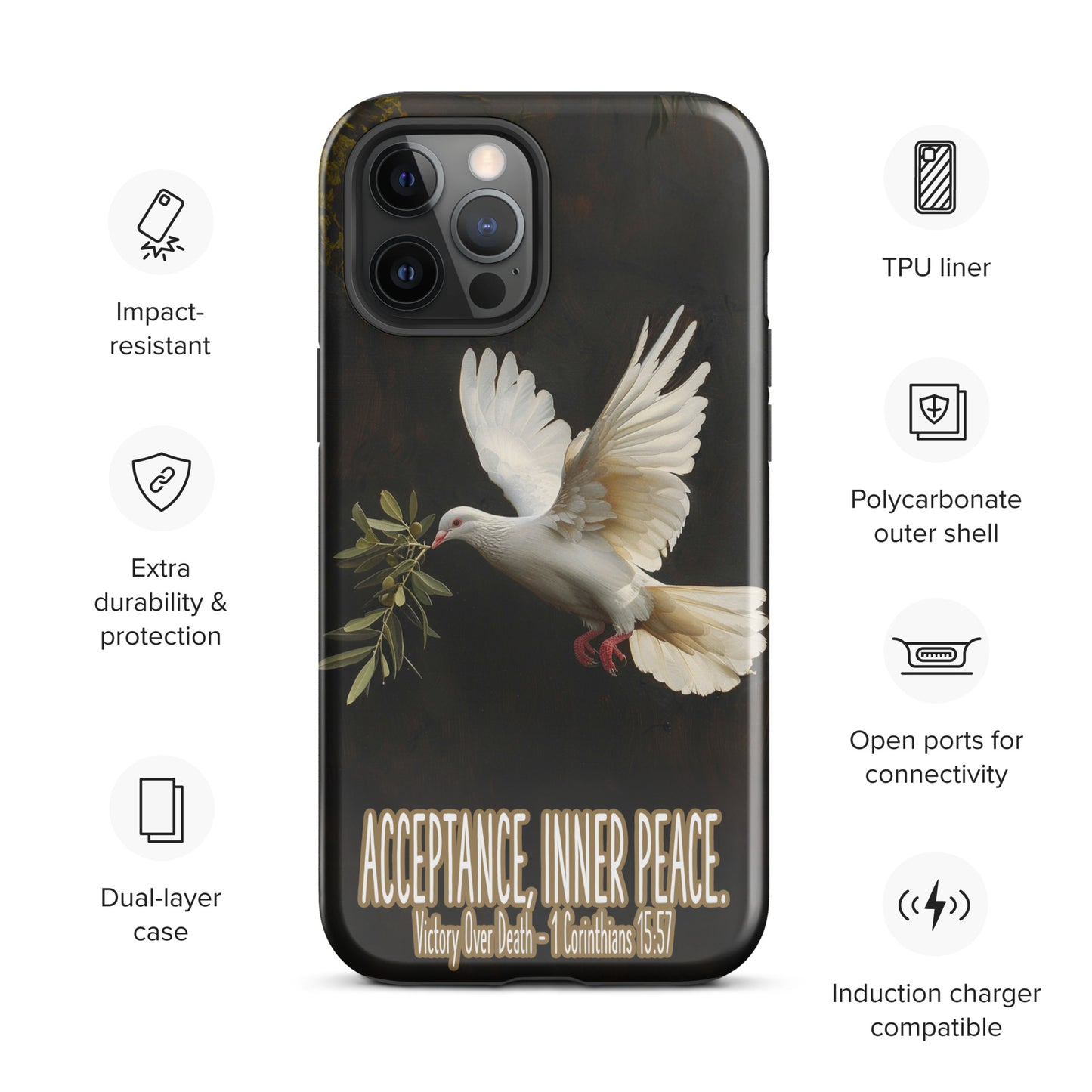 Victory Over Death Tough Case for iPhone®