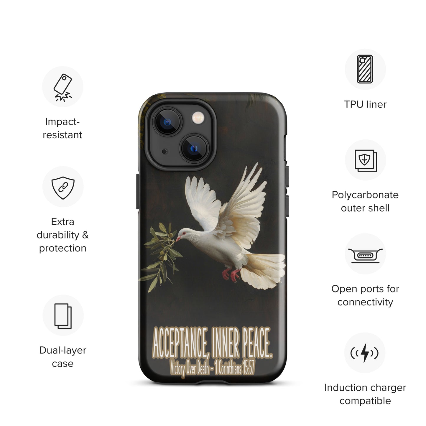 Victory Over Death Tough Case for iPhone®