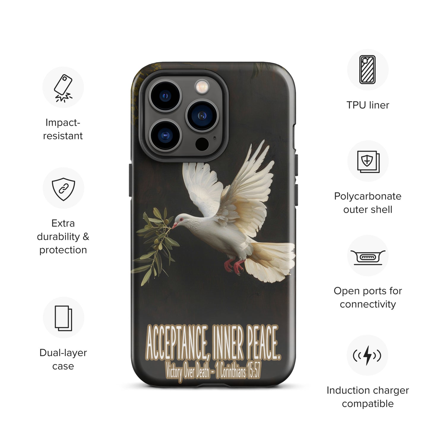 Victory Over Death Tough Case for iPhone®