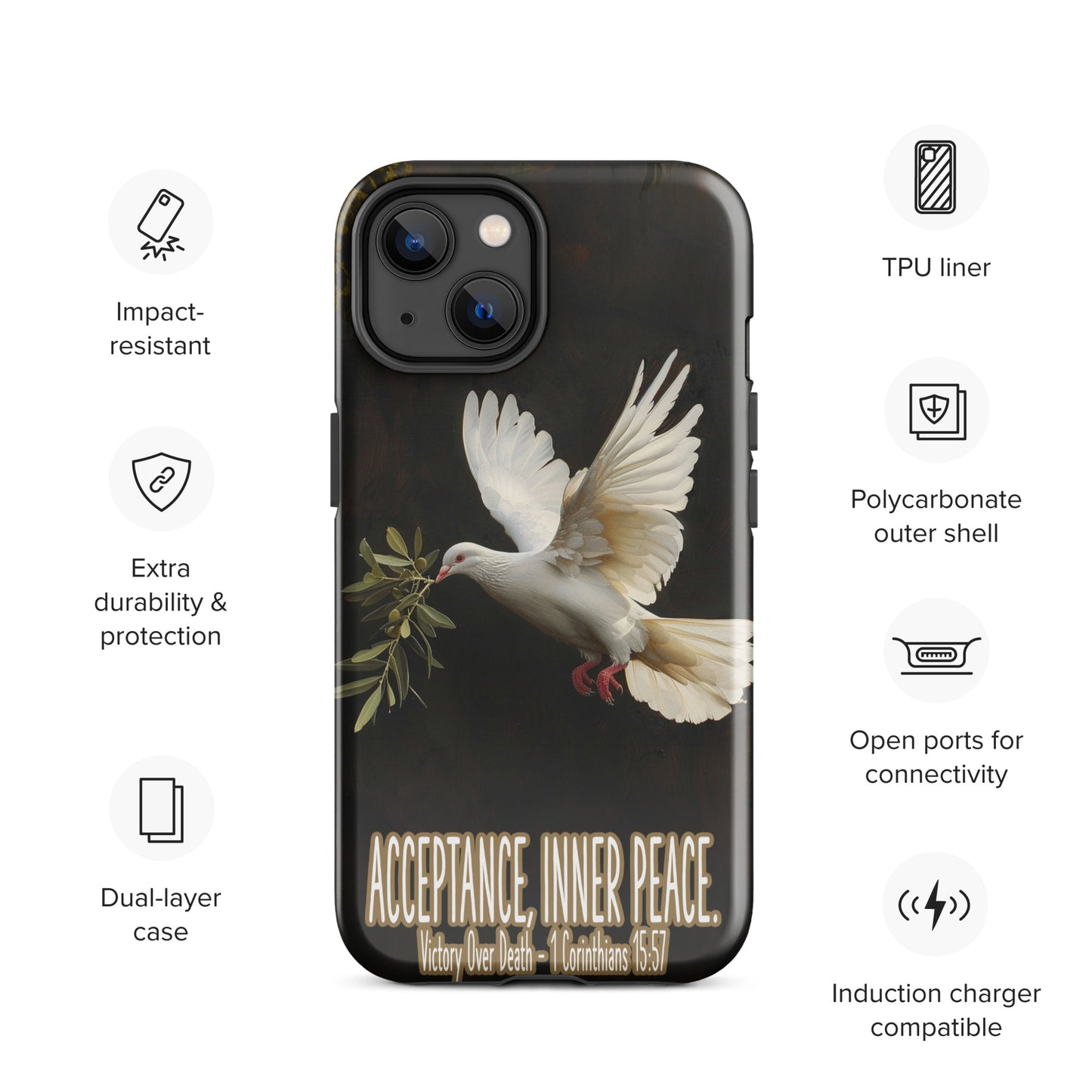 Victory Over Death Tough Case for iPhone®