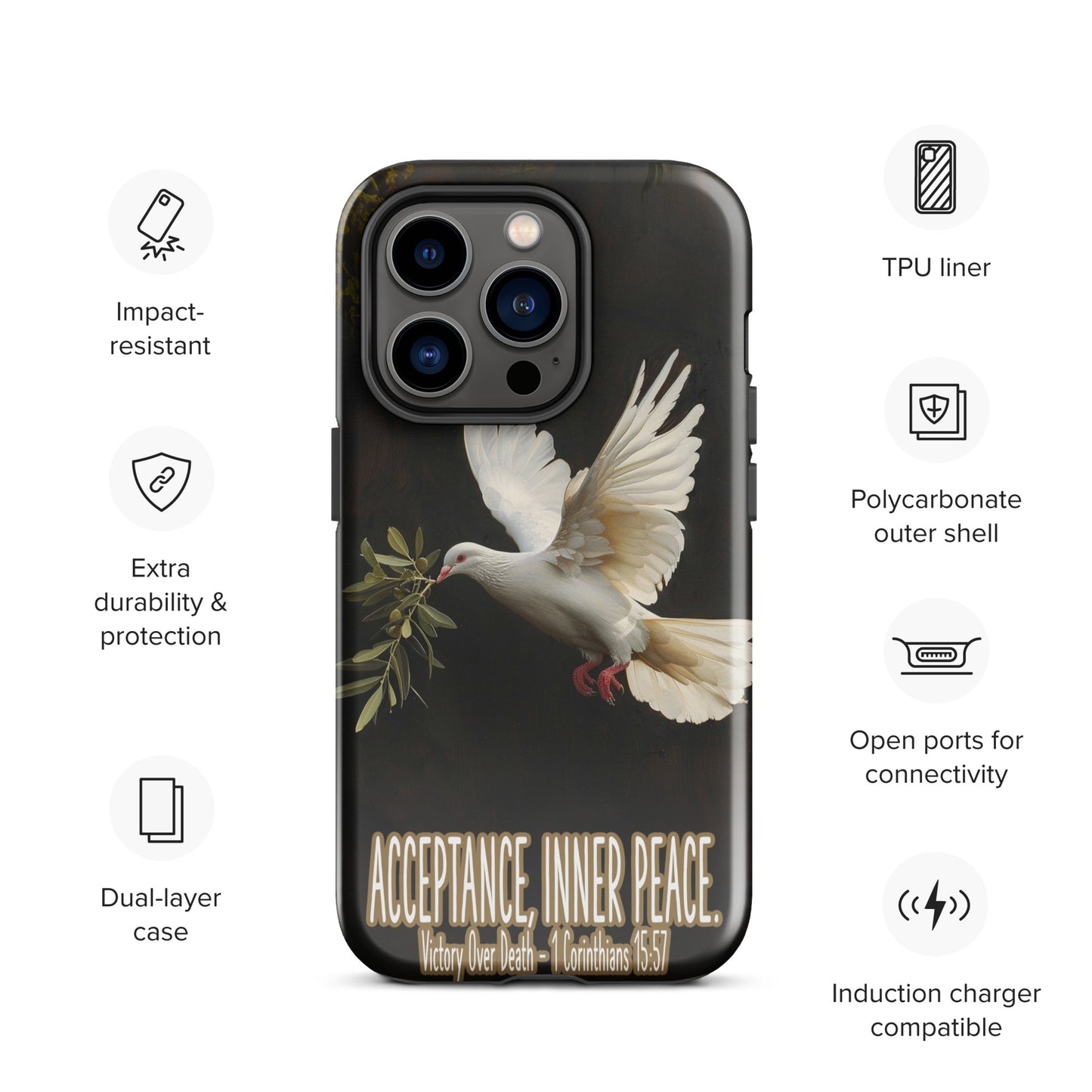 Victory Over Death Tough Case for iPhone®