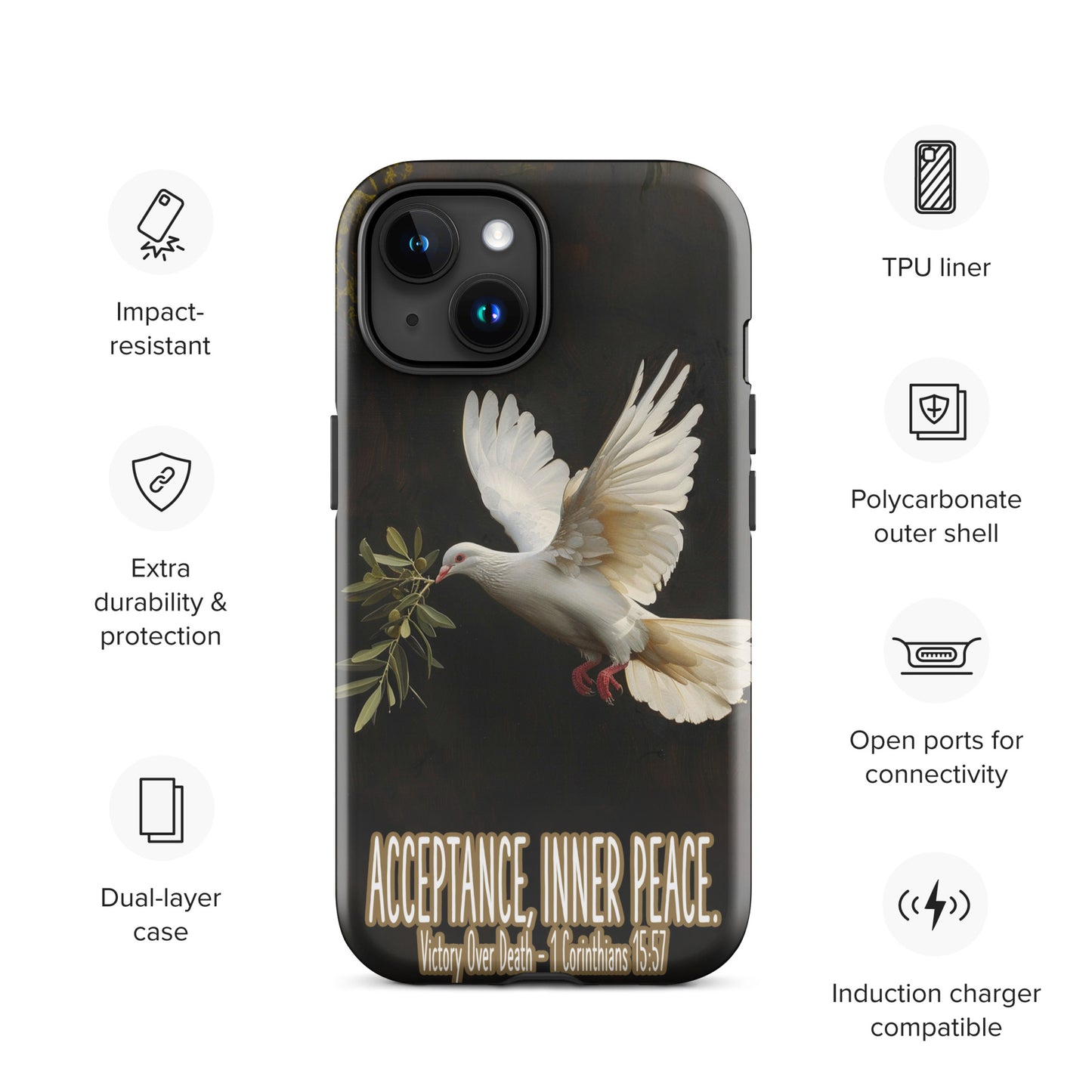 Victory Over Death Tough Case for iPhone®