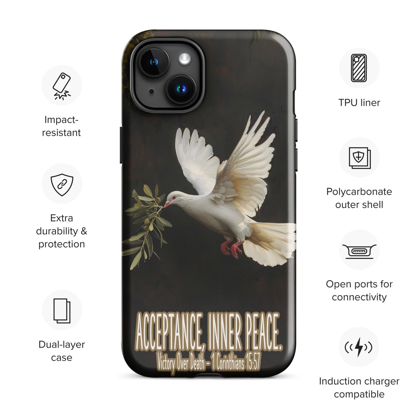 Victory Over Death Tough Case for iPhone®