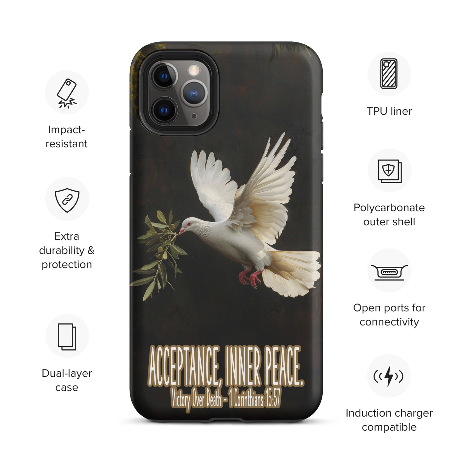 Victory Over Death Tough Case for iPhone®