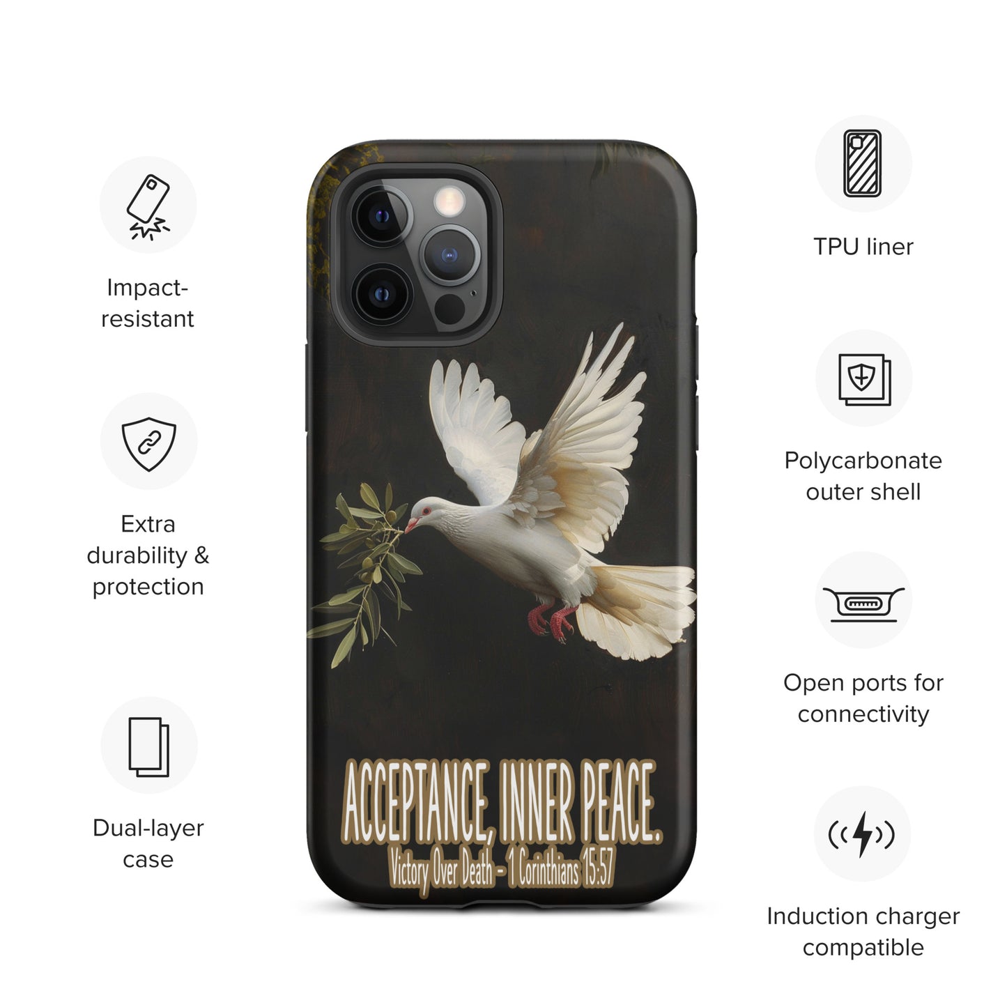 Victory Over Death Tough Case for iPhone®