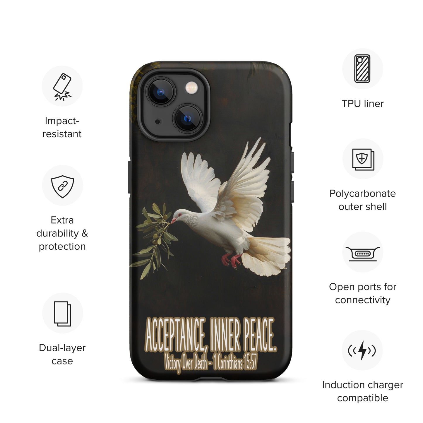 Victory Over Death Tough Case for iPhone®