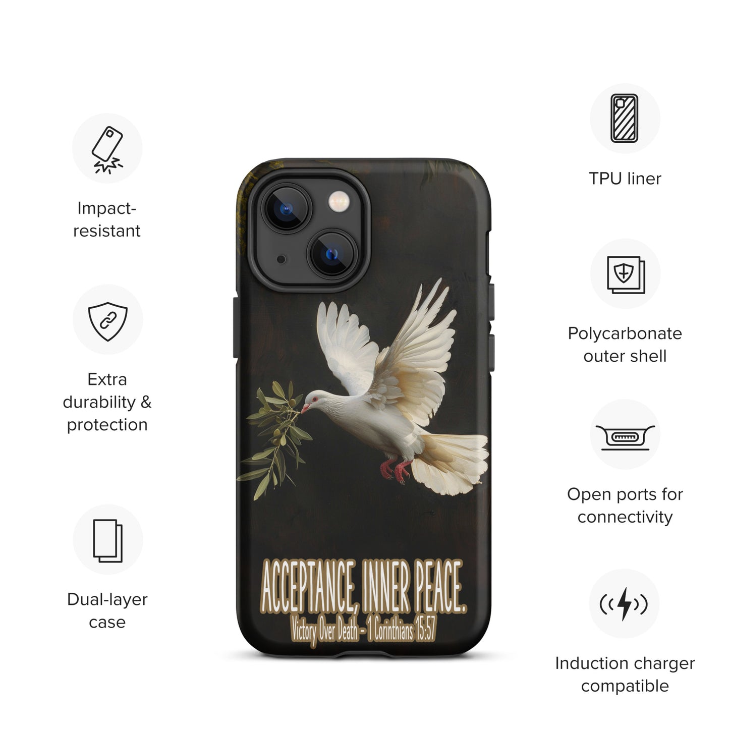 Victory Over Death Tough Case for iPhone®