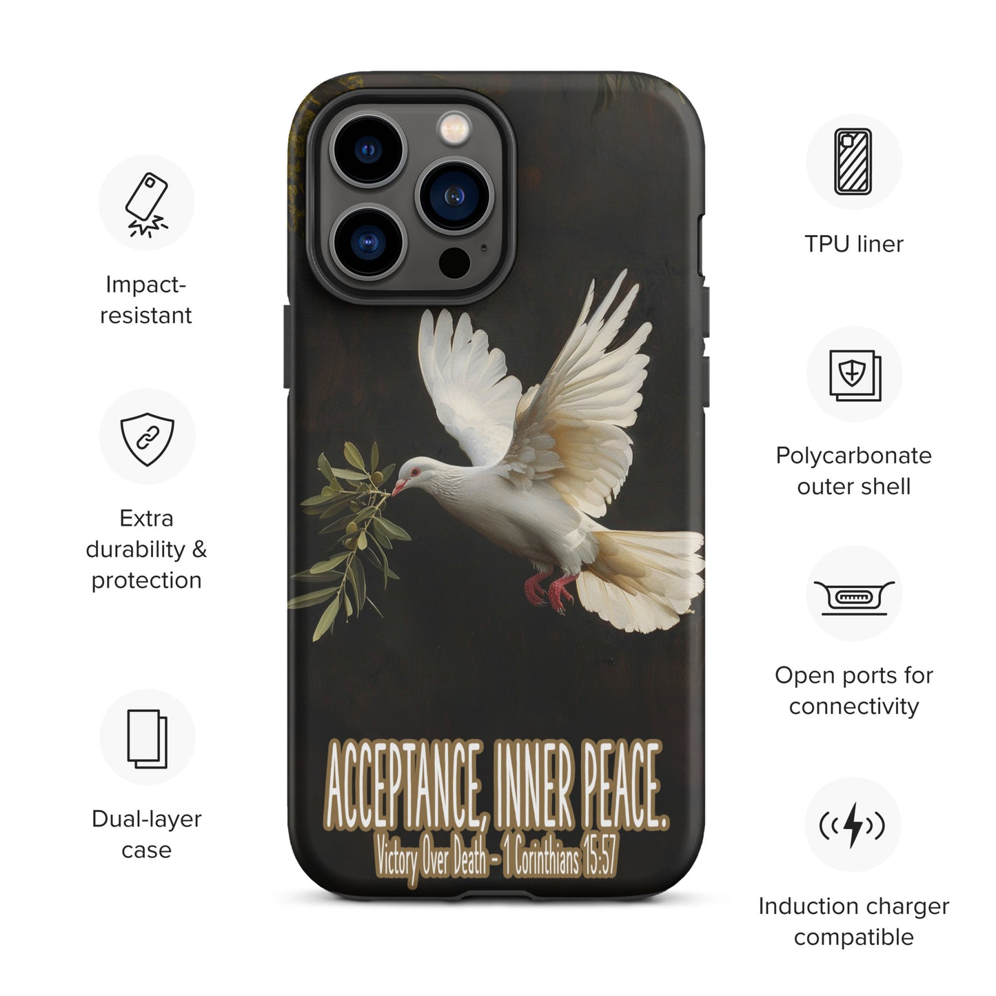 Victory Over Death Tough Case for iPhone®