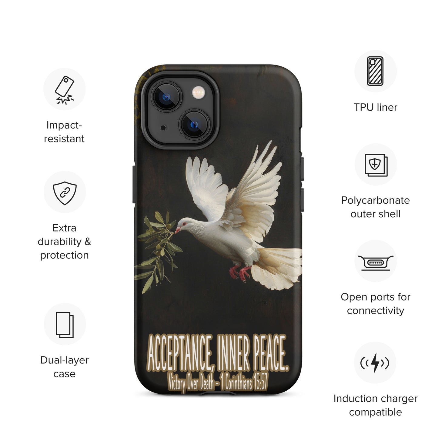 Victory Over Death Tough Case for iPhone®