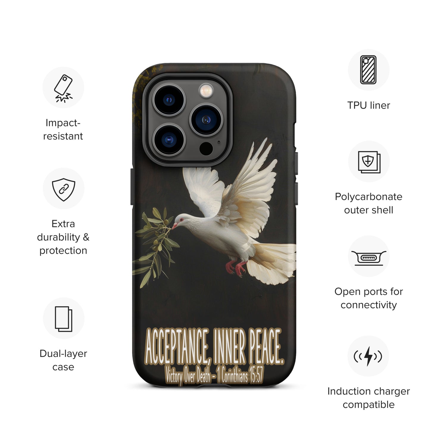 Victory Over Death Tough Case for iPhone®