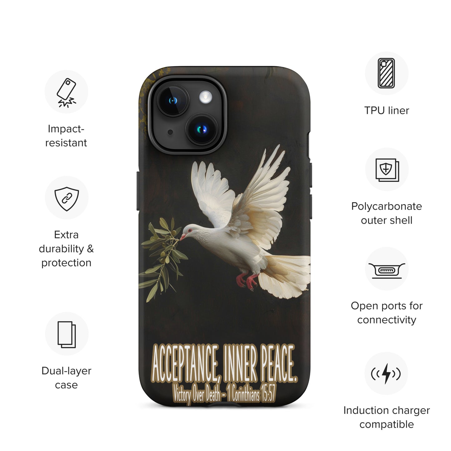 Victory Over Death Tough Case for iPhone®