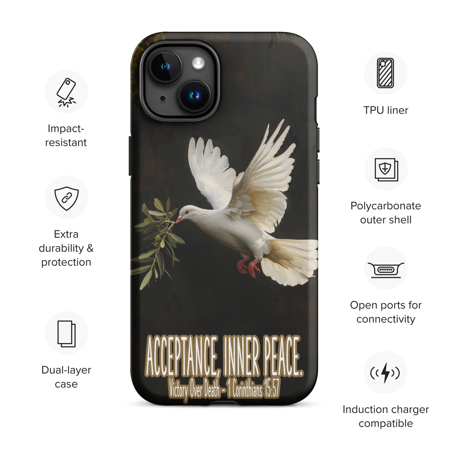 Victory Over Death Tough Case for iPhone®