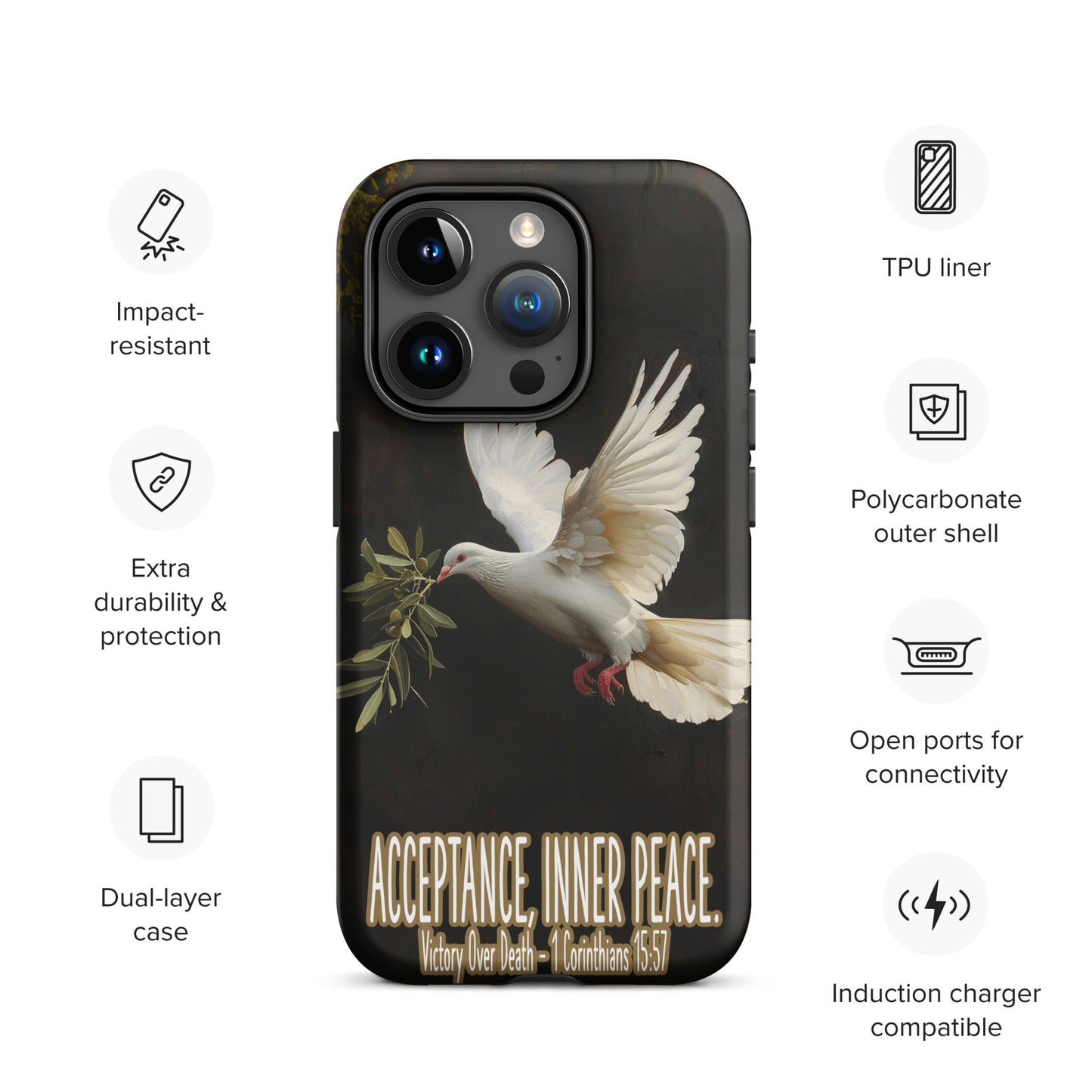 Victory Over Death Tough Case for iPhone®