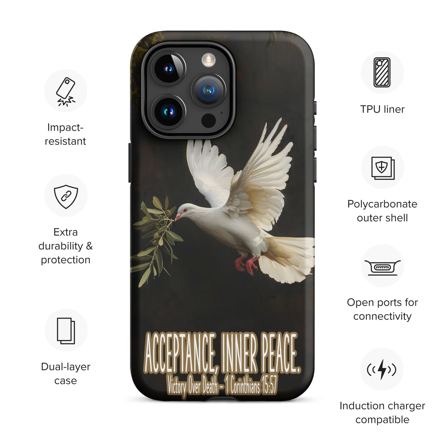 Victory Over Death Tough Case for iPhone®