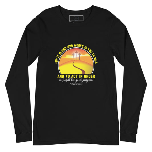 Guided Towards His Purpose Unisex Long Sleeve Tee